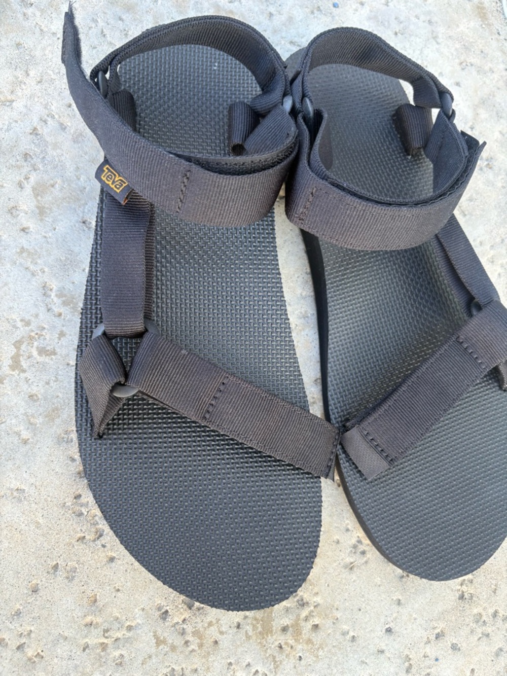 Teva Black Outdoor Strappy Sandals
